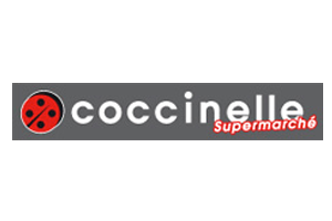 Logo Coccinelle supermarché