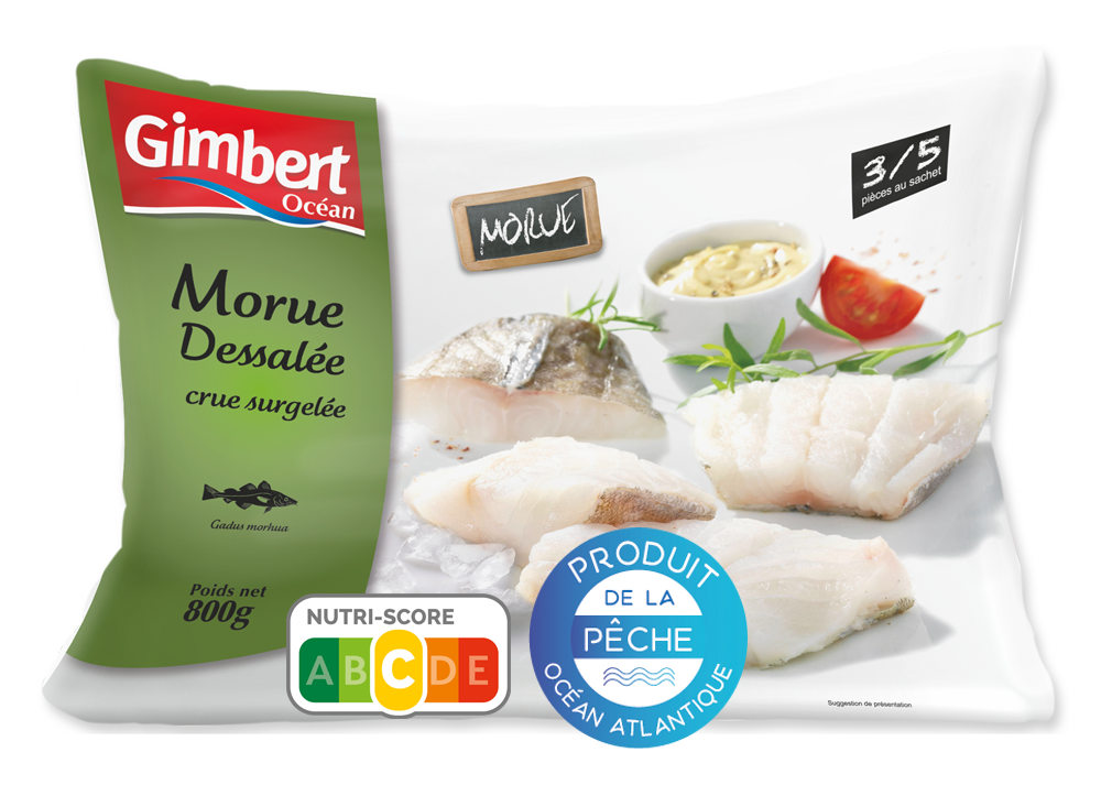 Morue surgelée, morue dessalée surgelée, cuisson de la morue dessalée  surgelée - Gimbert Océan