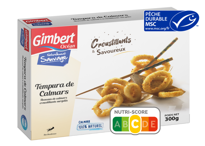 Tempura de calmars surgelés label MSC Gimbert Océan