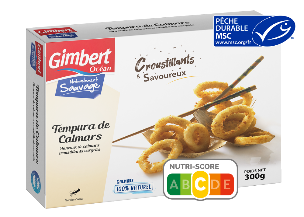 Tempura de calmars surgelés label MSC Gimbert Océan