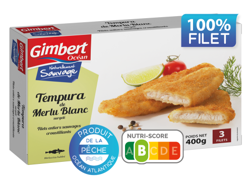 Tempura de merlu blanc sauvage surgelé Gimbert Océan