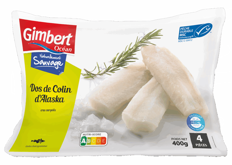 Recette dos de colin au curry, colin d’alaska, colin surgelé, dos de