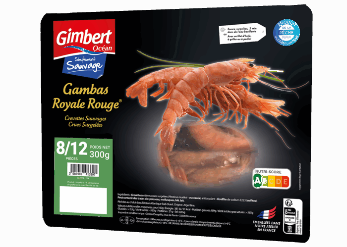 Gambas Royale Rouge® Sauvages